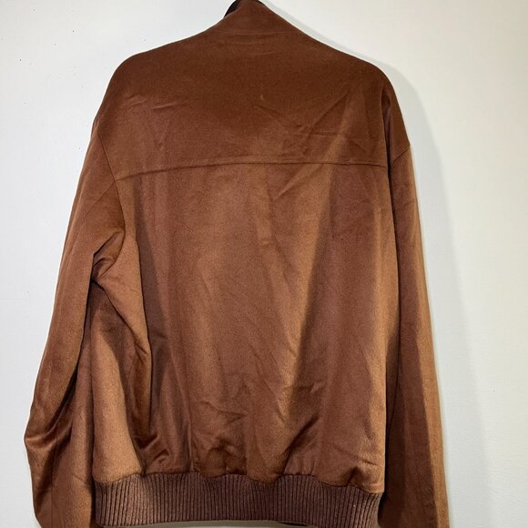 Peter Millar Men's Full Zip Bomber Wool Jacket Size XXL - Note all minor flaws - Picture 7 of 14